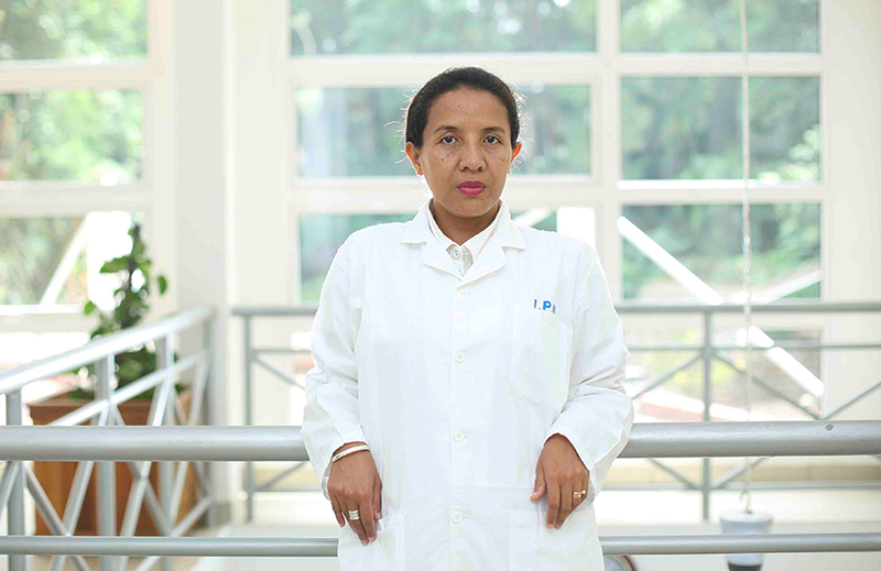 Rindra Randremanana, médecin épidémiologiste, adjointe de l’unité d’épidémiologie et responsable de la thématique nutrition à l’Institut Pasteur de Madagascar