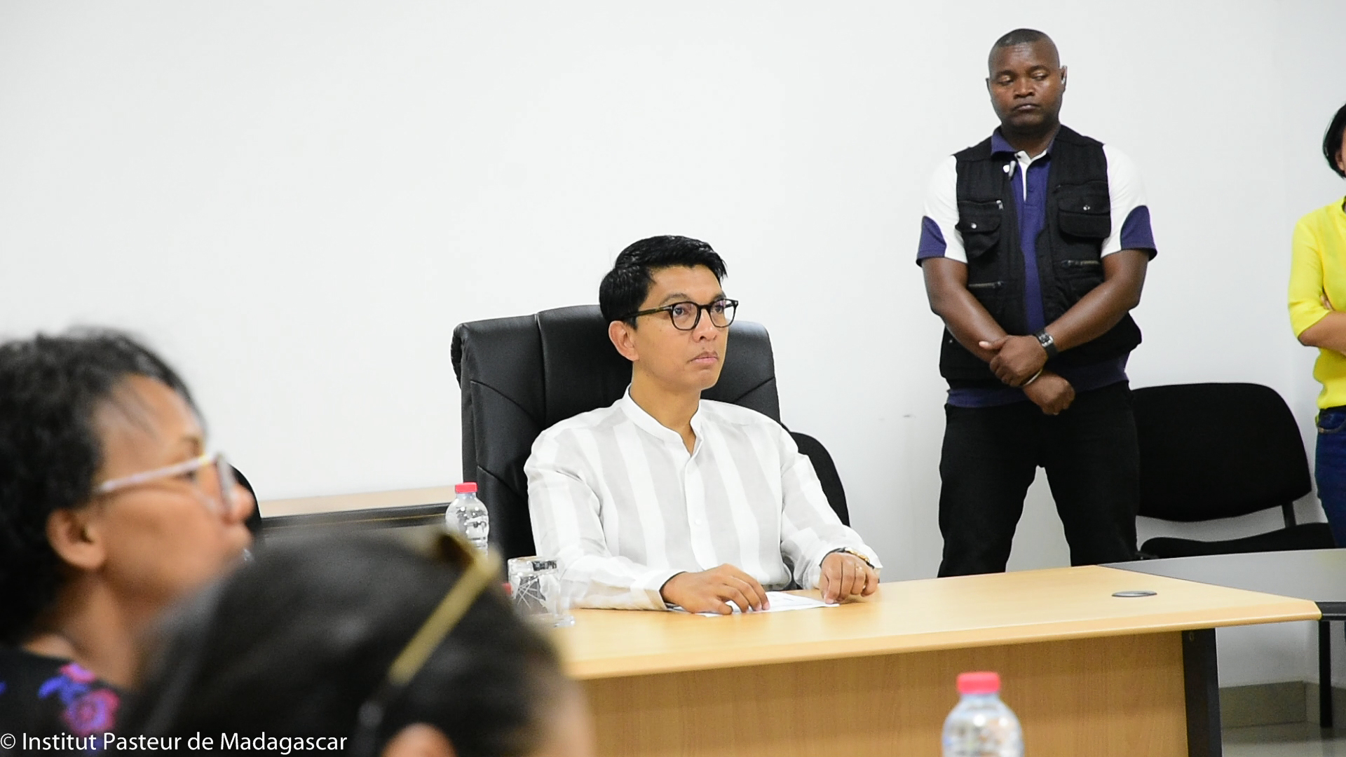 Visite de Son Excellence  Monsieur Andry RAJOELINA, Président de la République de  Madagascar à l’Institut